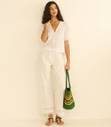 Doen Brigitta Top in Salt