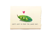 Piccola Arte Baby- Sweet Pea Greeting Card