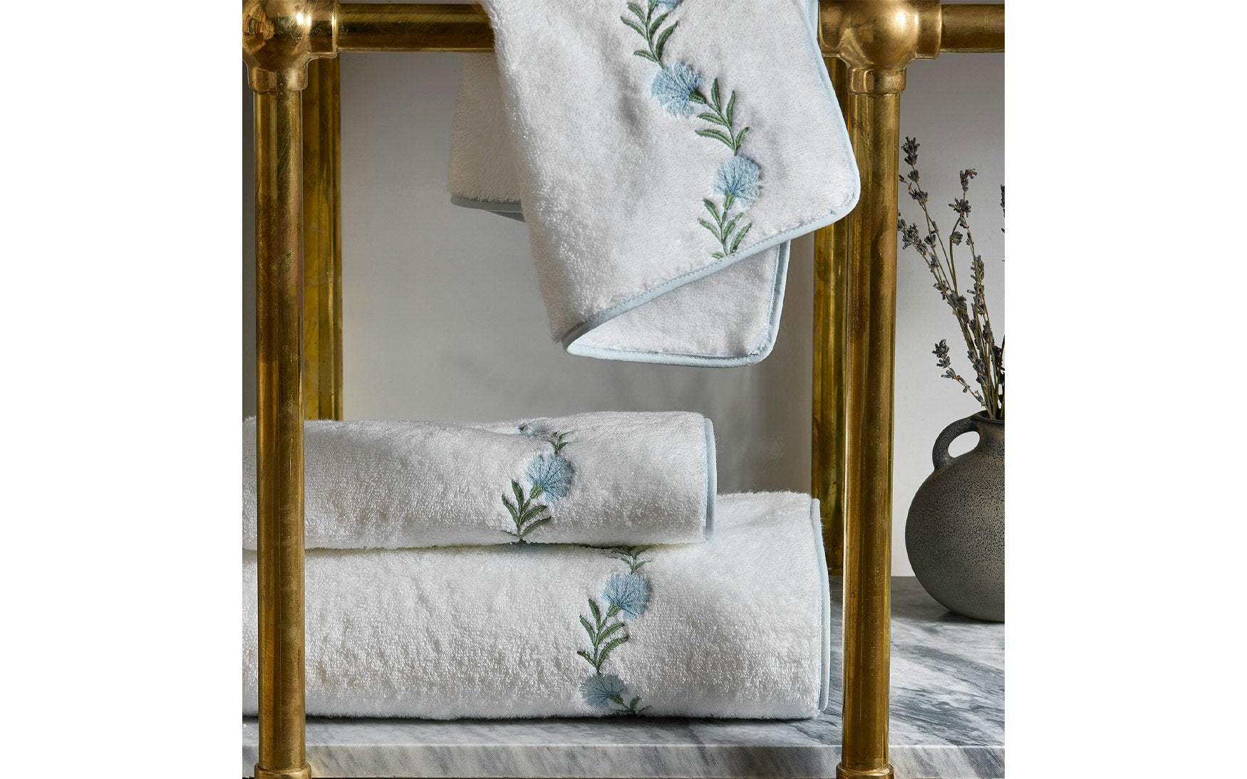 Matouk- Daphne Bath Towel- Bluebell