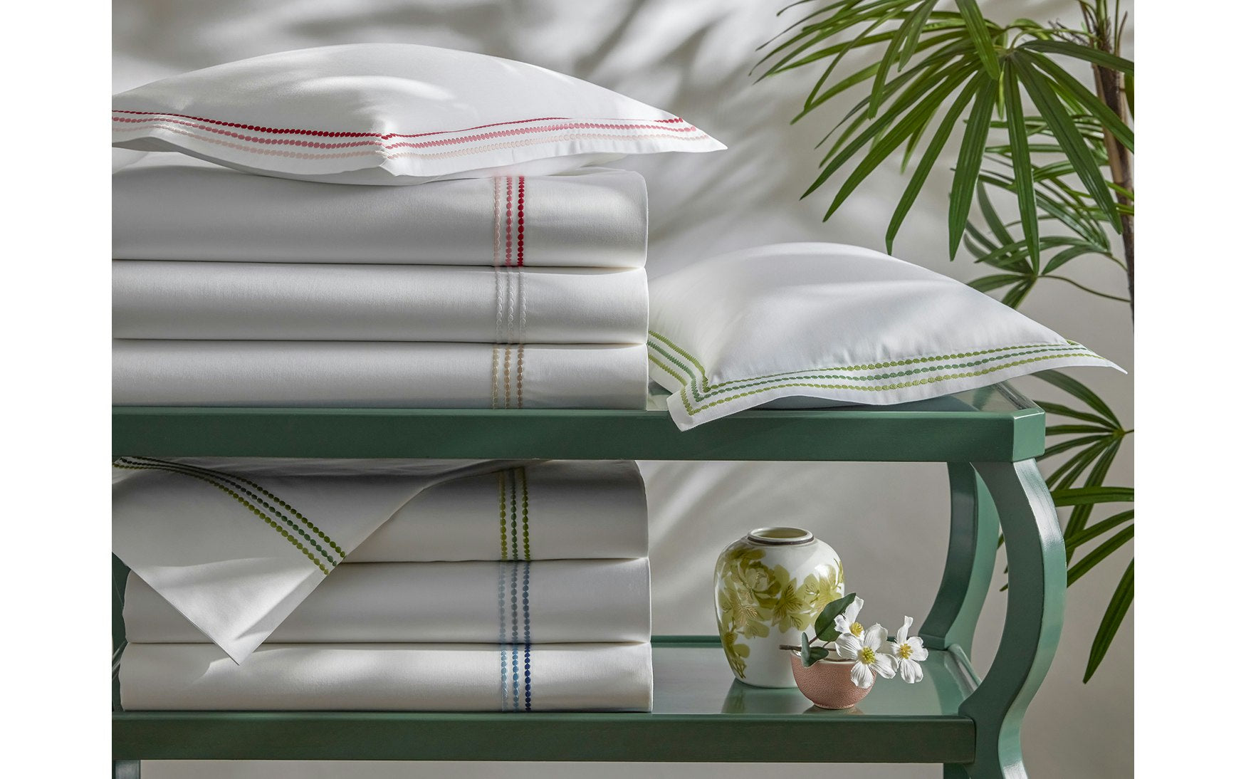 Matouk - Amara Triple Pearl - Pillowcase Pair  - Standard
