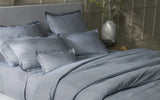 Matouk- Jasper Full/ Queen Duvet Cover- Hazy Blue