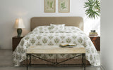 Matouk- Dalila Full/ Queen Duvet Cover- Pebble