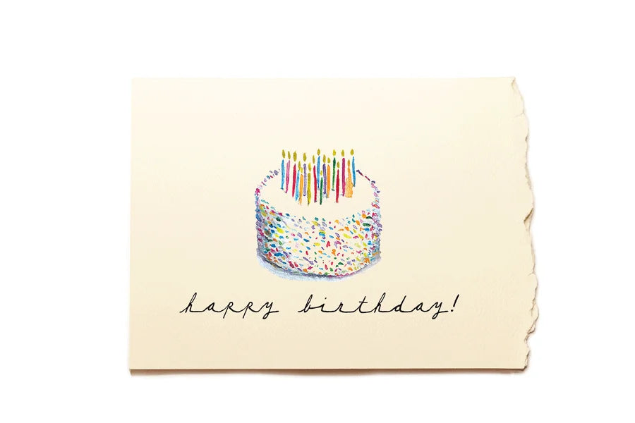 Piccola Arte Birthday- Cake Sprinkles Greeting Card