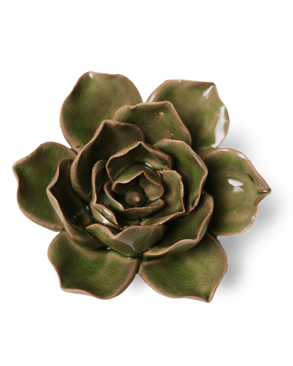 Chive Ceramic Flower - Flower Green