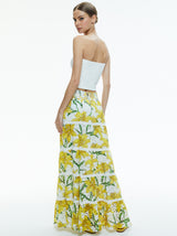 Alice + Olivia - Aisha Tiered Midi Skirt - Stargazer Multi