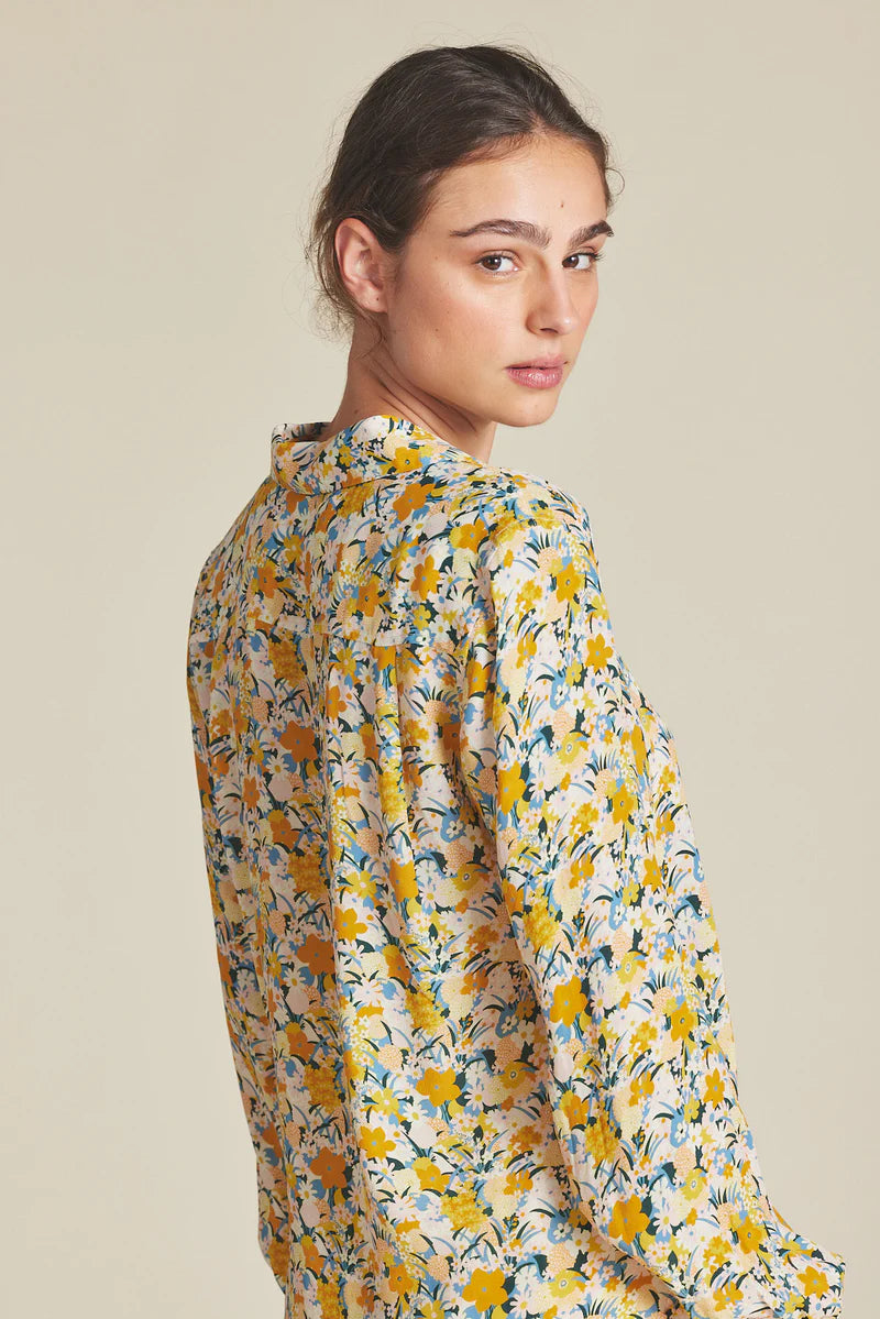 Trovata Birds of Paradis - Jacquelin Shirt - Alegria Bloom