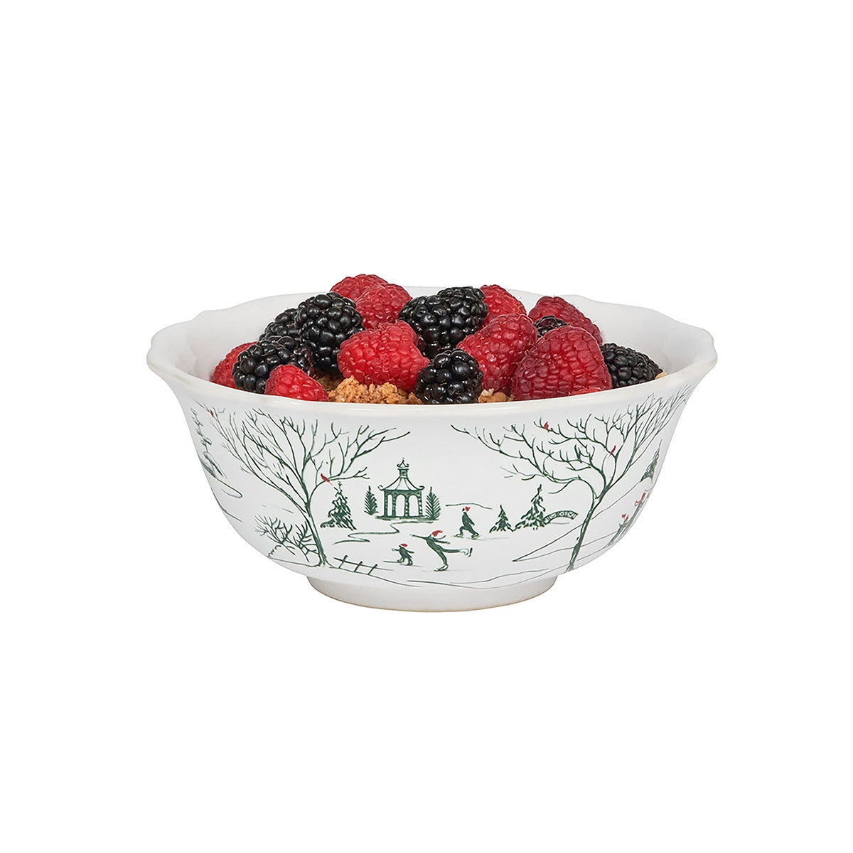 Juliska - Country Estate Winter Frolic Cereal/Ice Cream  Bowl - Evergreen