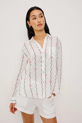Rails Women's Charli Shirt in Striped Seashells