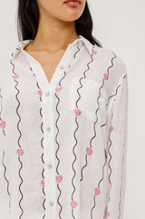 Rails Women's Charli Shirt in Striped Seashells