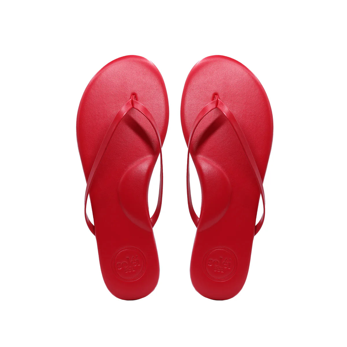 Solei Sea Indie Flip Flop in Cherry