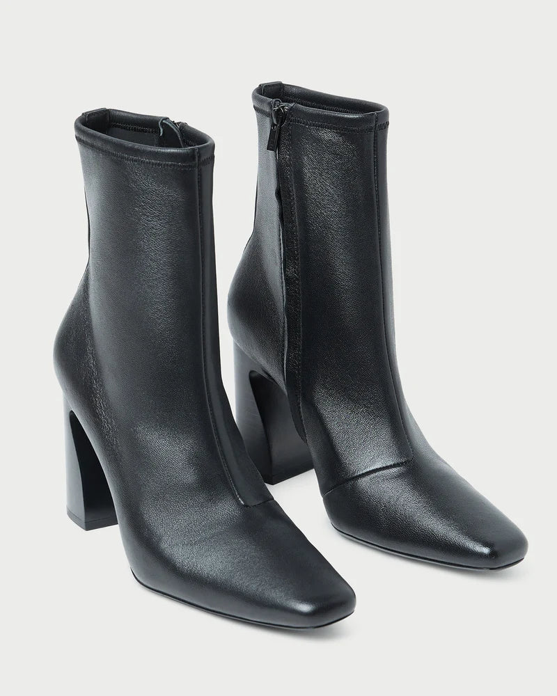 Loeffler Randall- Chloe Stretch Ankle Boot- Black