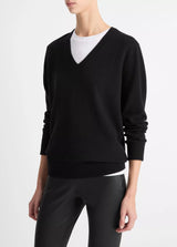 Vince - Weekend V-Neck Sweater - Black