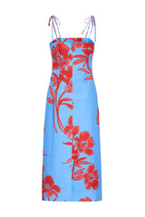 Cara Cara - Chelsea Dress - Flora Shadow Sky