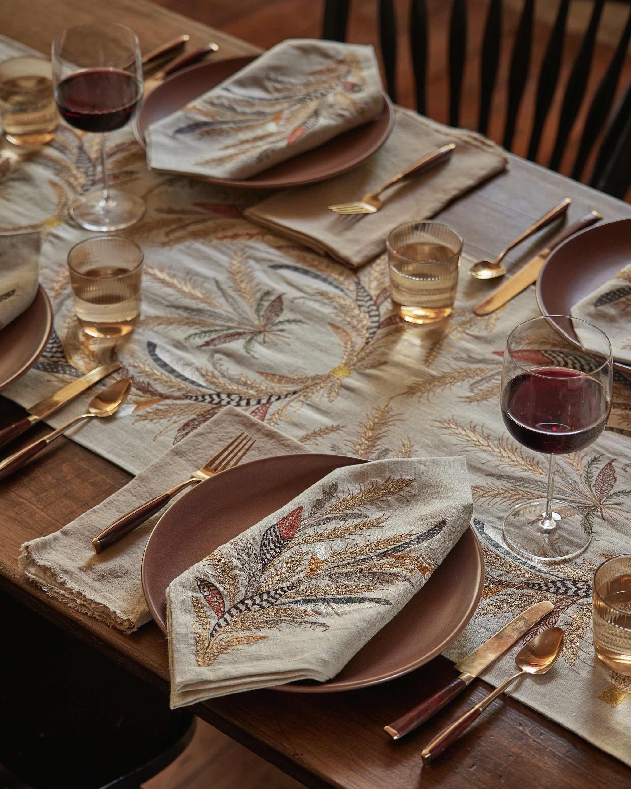Coral & Tusk - Wheat Harvest Dinner Napkin - 20x20