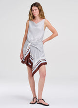 A.L.C. - Dea Dress - Ganache/Sky Blue Dotted
