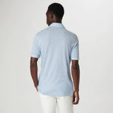 Bugacthi - SS Three Button Polo - Air Blue