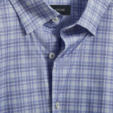 Bugatchi - OoohCotton Jules Plaid Check Shirt - Lilac