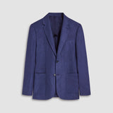 Bugatchi - Two Button Linen Blazer - Navy