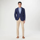 Bugatchi - Two Button Linen Blazer - Navy