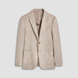 Bugatchi - Two Button Linen Blazer - Sand