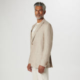 Bugatchi - Two Button Linen Blazer - Sand