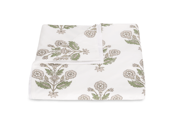 Matouk- Dalila Full/ Queen Duvet Cover- Pebble