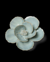 Ceramic Flower - Milk Teal Poppy - EG19