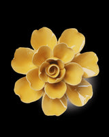Ceramic Flower - Burnt Yellow Tahitian Gardenia - EG27
