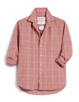 Frank & Eileen - Eileen Italian Flannel Relaxed Button-Up Shirt - Red Houndstooth Plaid