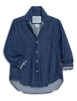 Frank & Eileen- Eileen Relaxed Button Up Shirt- Vintage Dark Wash