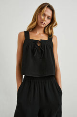 Rails - Enya Top - Black Gauze