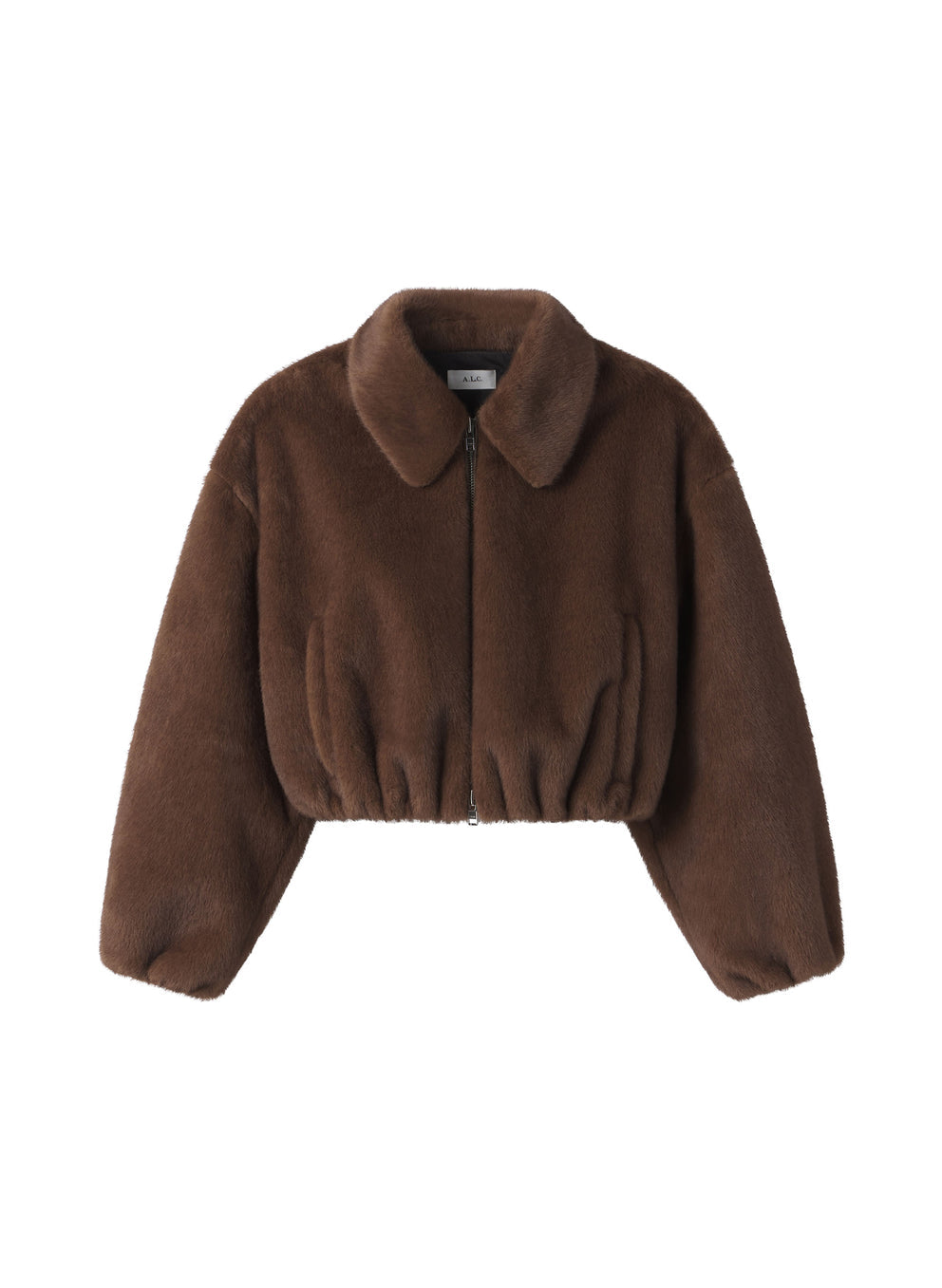 A.L.C - Esme Faux Fur Jacket- Brown