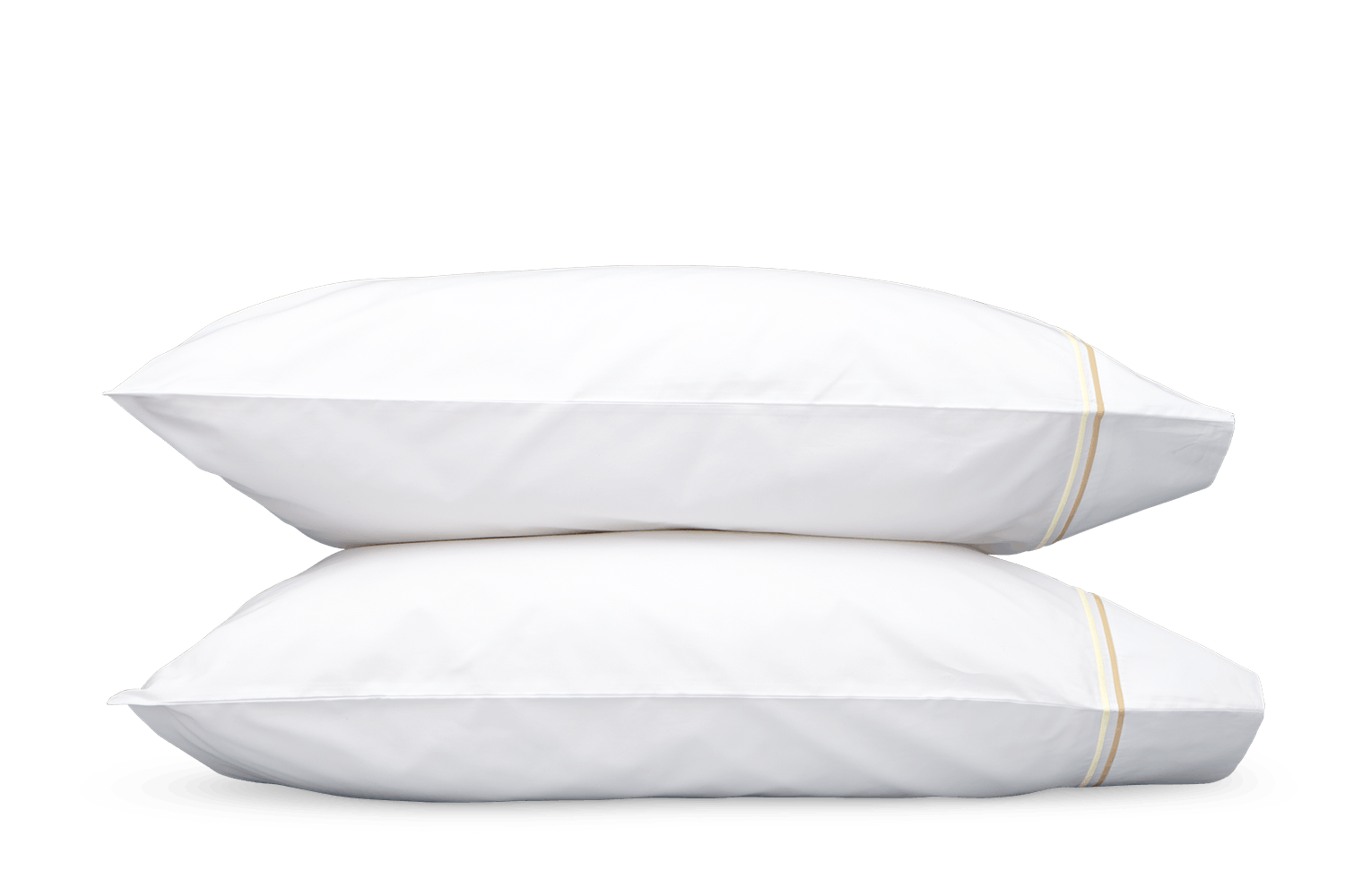 Matouk - Essex King Pillowcase - Pair - Champagne
