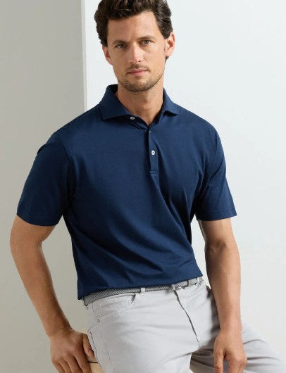 Peter Millar Excursionist Flex Polo S/S - Atlantic Blue