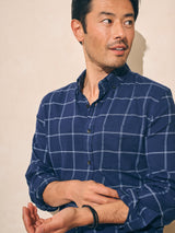 Faherty - All Time Shirt - Navy Dusk Windowpane