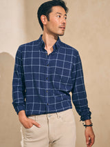 Faherty - All Time Shirt - Navy Dusk Windowpane