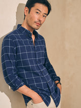 Faherty - All Time Shirt - Navy Dusk Windowpane