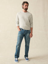 Faherty - Legend Sweater Crew - Light Heather Grey