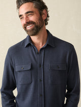 Faherty - Legend Sweater Shirt - Brighton Navy Twill