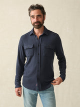 Faherty - Legend Sweater Shirt - Brighton Navy Twill