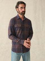 Faherty - Legend Sweater Shirt - Blue Mountain Plaid