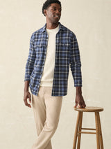 Faherty - Legend Sweater Shirt - Blue Winds Plaid