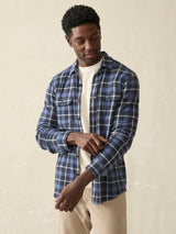 Faherty - Legend Sweater Shirt - Blue Winds Plaid