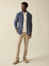 Faherty - Legend Sweater Shirt - Blue Winds Plaid