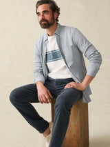 Faherty - Coastline Knit Shirt - Oceanside Blue