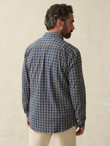 Faherty - Coastline Knit Shirt - Twilight Check