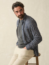 Faherty - Coastline Knit Shirt - Twilight Check