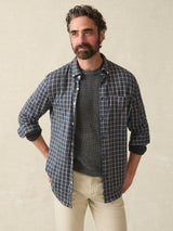 Faherty - Coastline Knit Shirt - Twilight Check