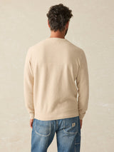 Faherty - Jackson Crew Sweater - Seapoint Sand Heather