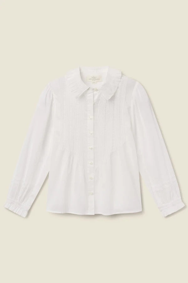 Trovata Birds of Paradise- Francesca Blouse- White Voile